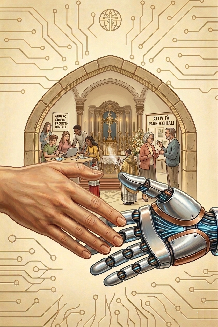 Intelligenza artificiale in parrocchia, serve un saggio realismo pastorale