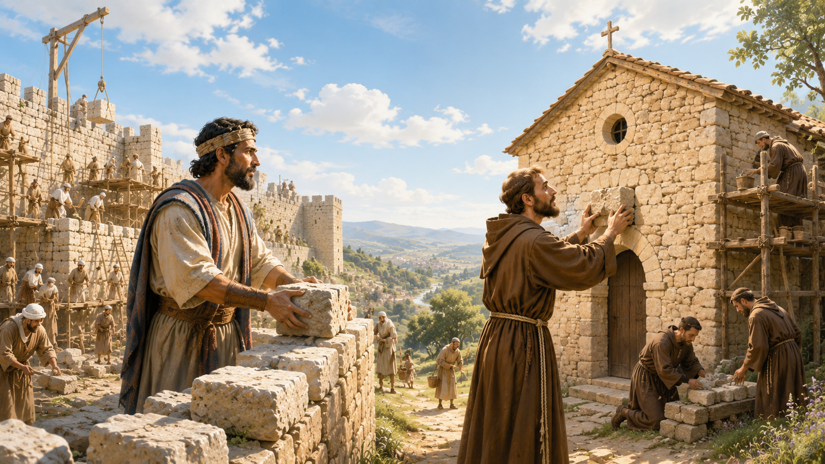 Papa Leone: Neemia e Francesco, maestri di “rigenerazione pastorale”