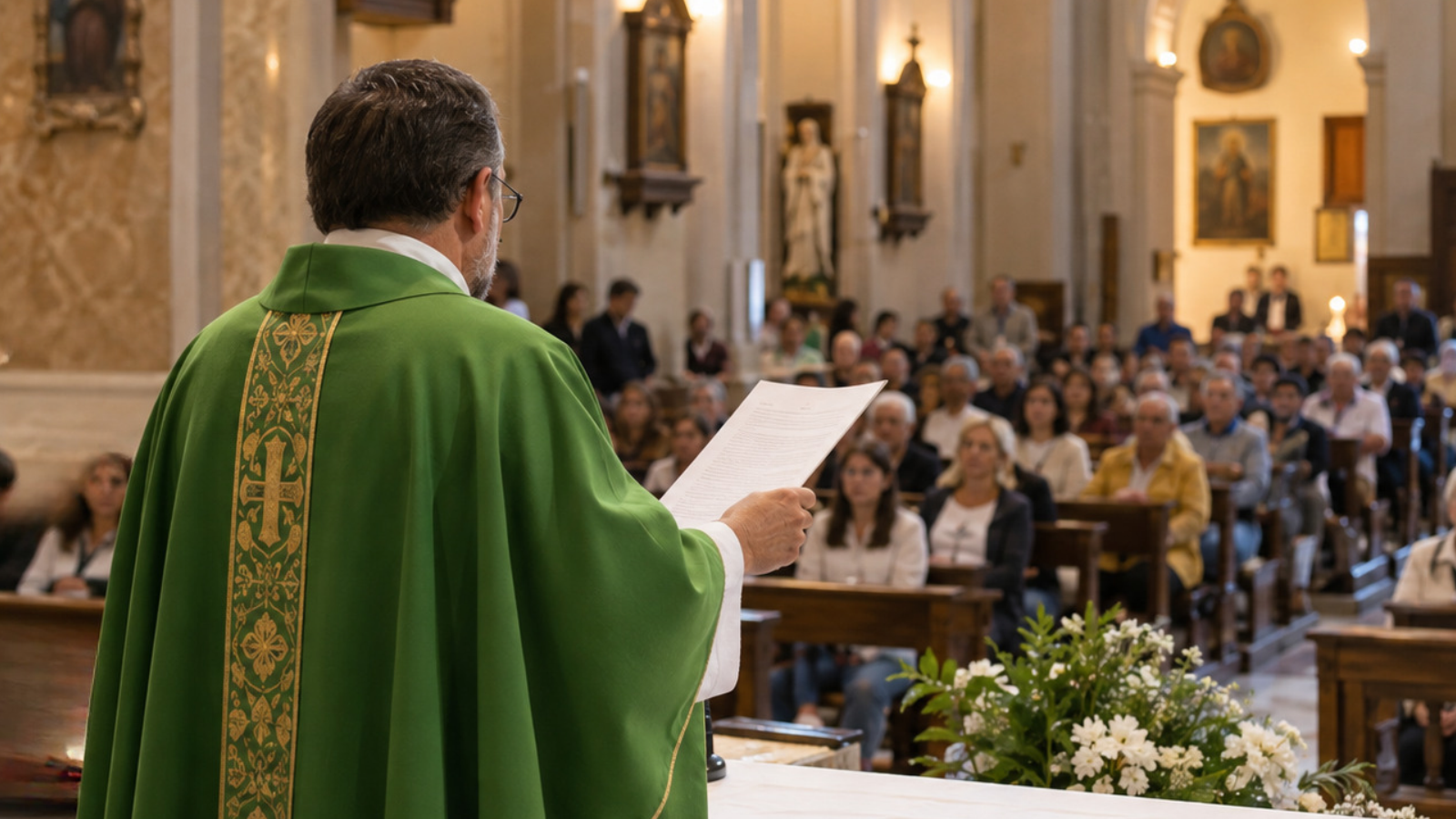 Gli avvisi non allungano la messa, allungano la comunità
